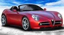 Alfa Romeo построила родстер на базе концептуального купе 8C Competizione - Родстер