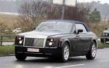 Кабриолет Rolls-Royce Phantom проходит тесты - 