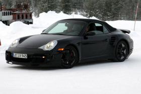 Porsche проводит тесты новой модели 911 Turbo в версии кабриолет - 