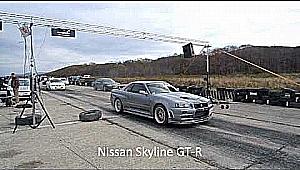 Лада Калина против Nissan Skyline GT-R - драг-рейсинг